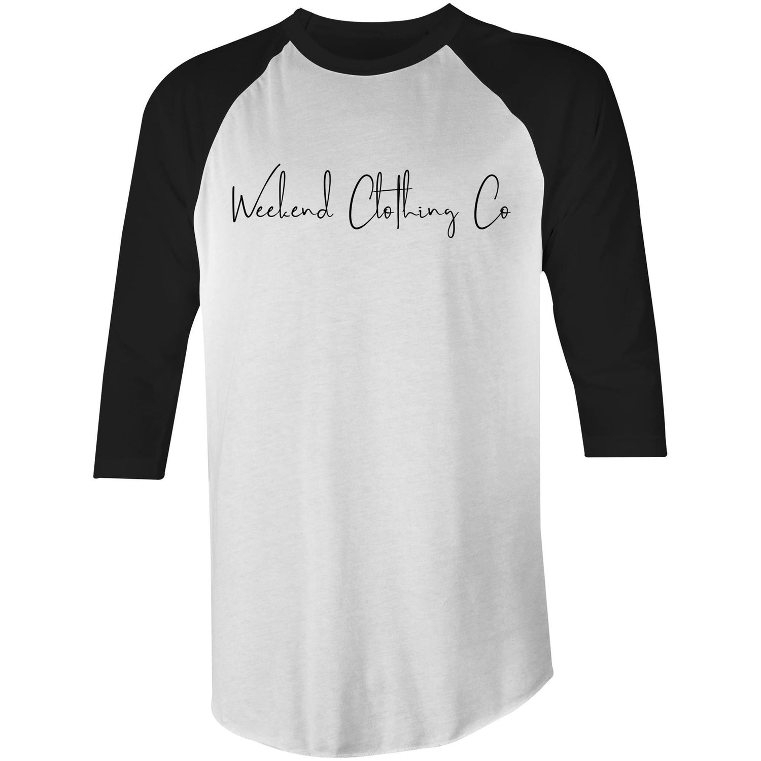 Signature Raglan 3/4 Sleeve T-Shirt - Weekend Clothing Co.