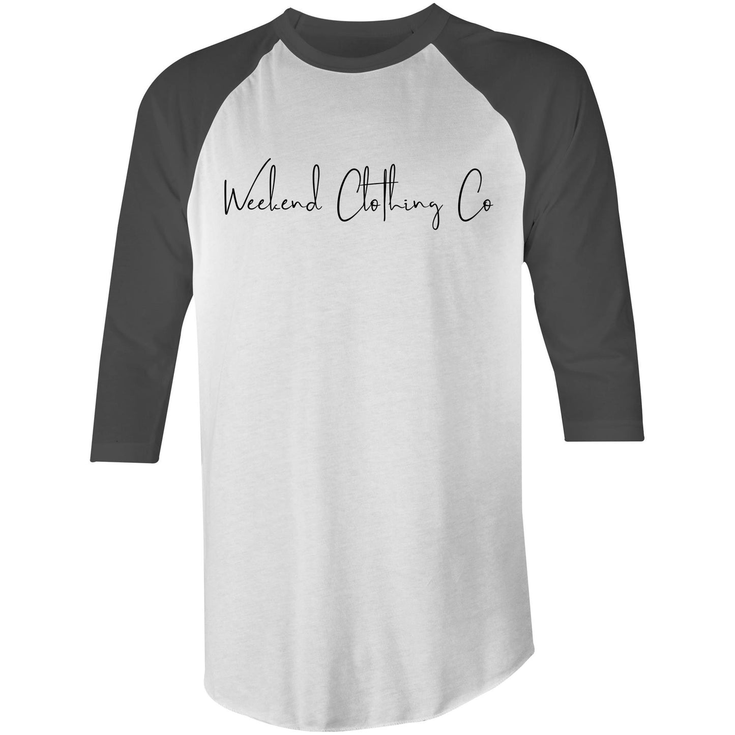 Signature Raglan 3/4 Sleeve T-Shirt - Weekend Clothing Co.