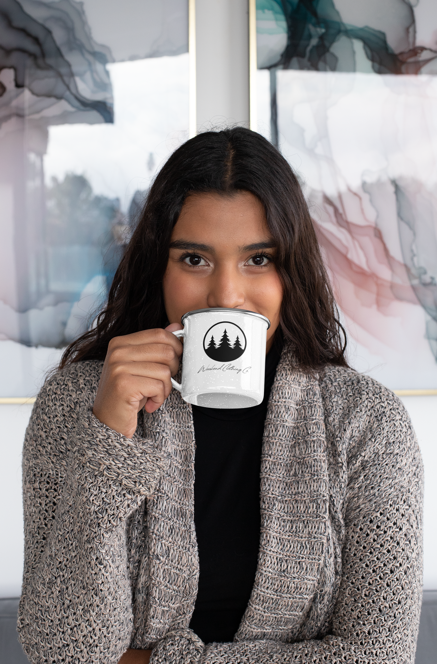 Signature Enamel Mug - Weekend Clothing Co.